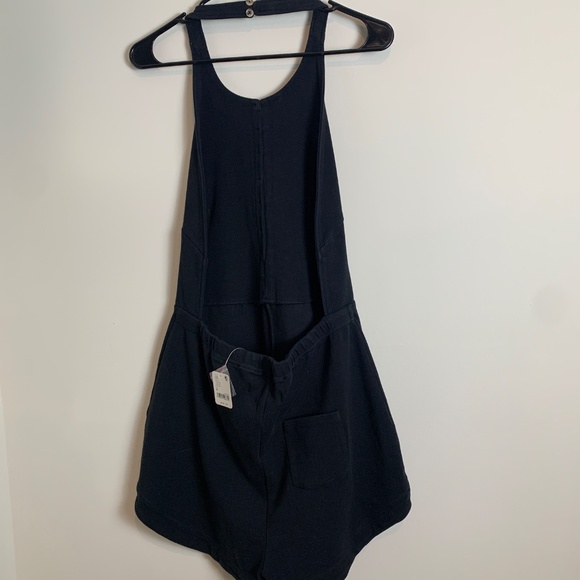NWT FP Free People Beach Free-est Kaelyn Backless Romper Black M - Picture 9 of 9